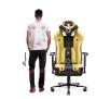 Fotel Diablo Chairs X-Player 2.0 Normal Size  Gamingowy do 160kg Skóra ECO Tkanina Dark sunflower