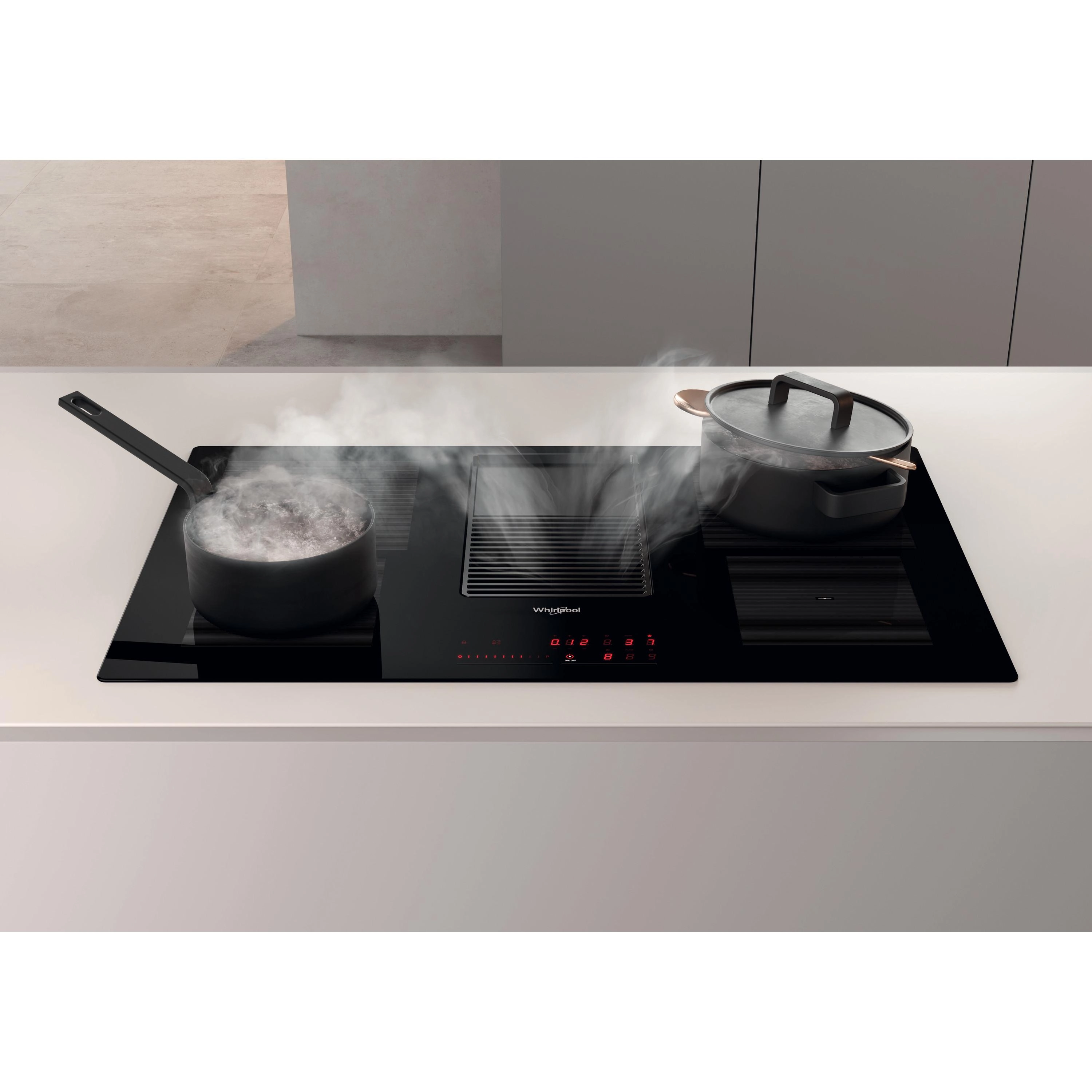 Płyta indukcyjna z okapem Whirlpool WVH 92 K/1 83cm