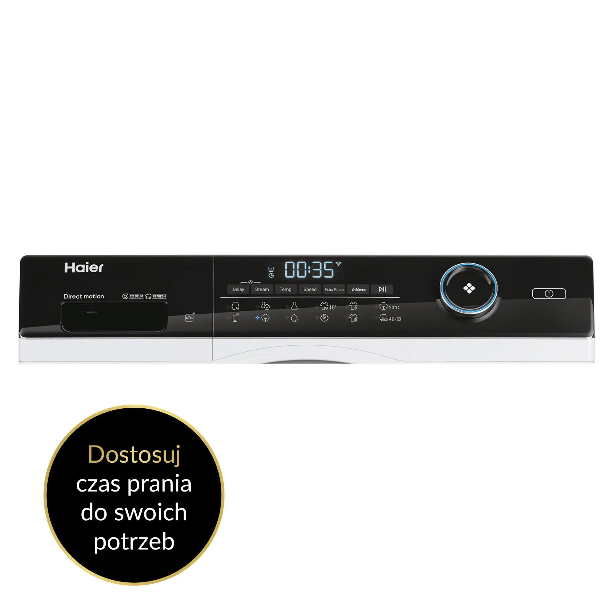 Pralka Haier I-Pro 5 HW80-B14959TU1 Slim 8kg 1400obr/min Zdalne sterowanie