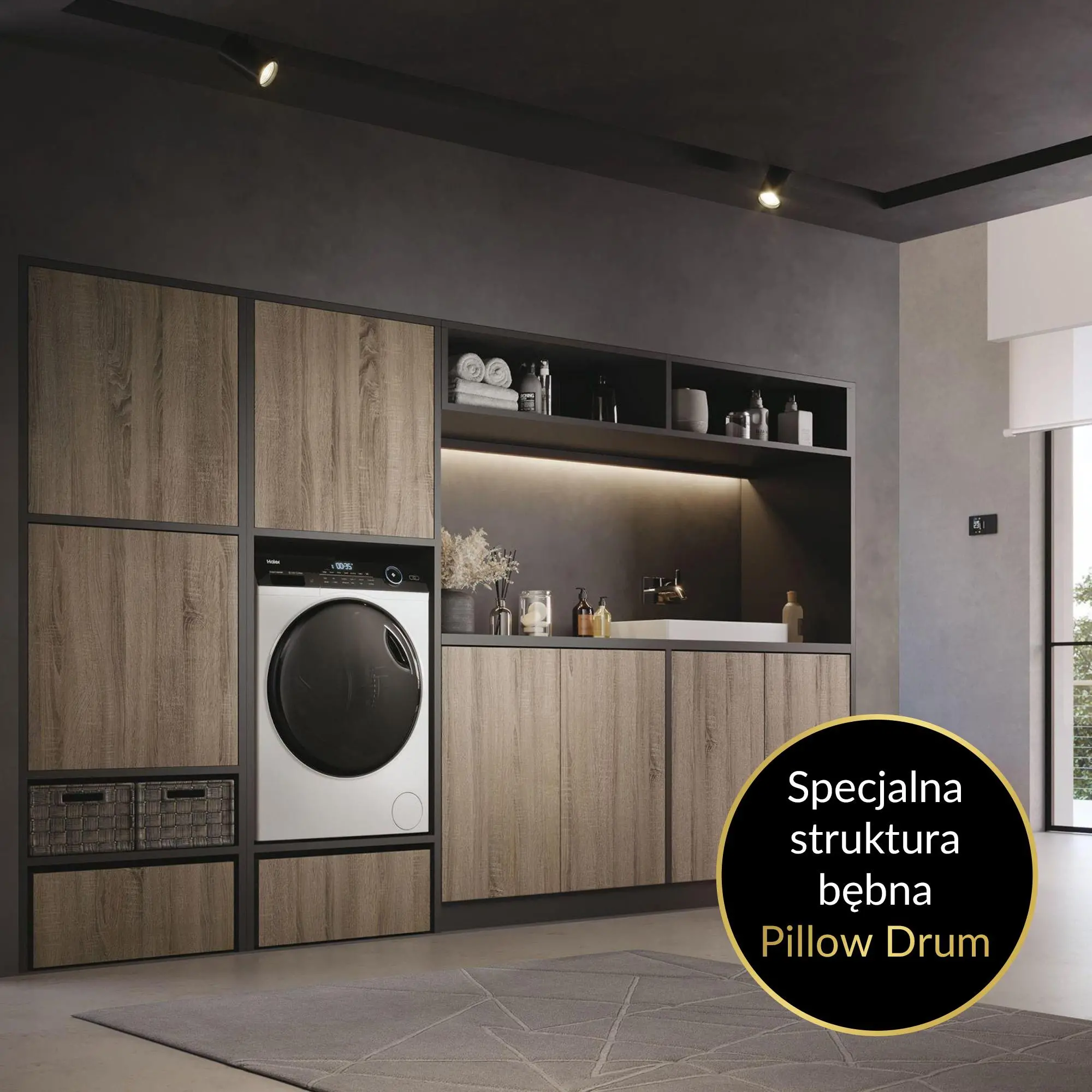 Pralka Haier I-Pro 5 HW80-B14959TU1 Slim 8kg 1400obr/min Zdalne sterowanie