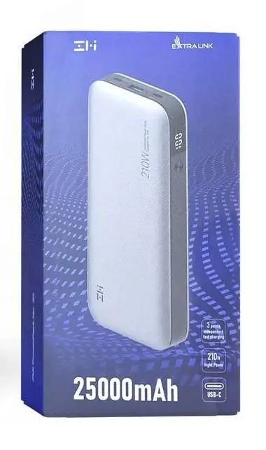 Powerbank ZMI PowerPack QB826G 25000mAh PD 210W Szary