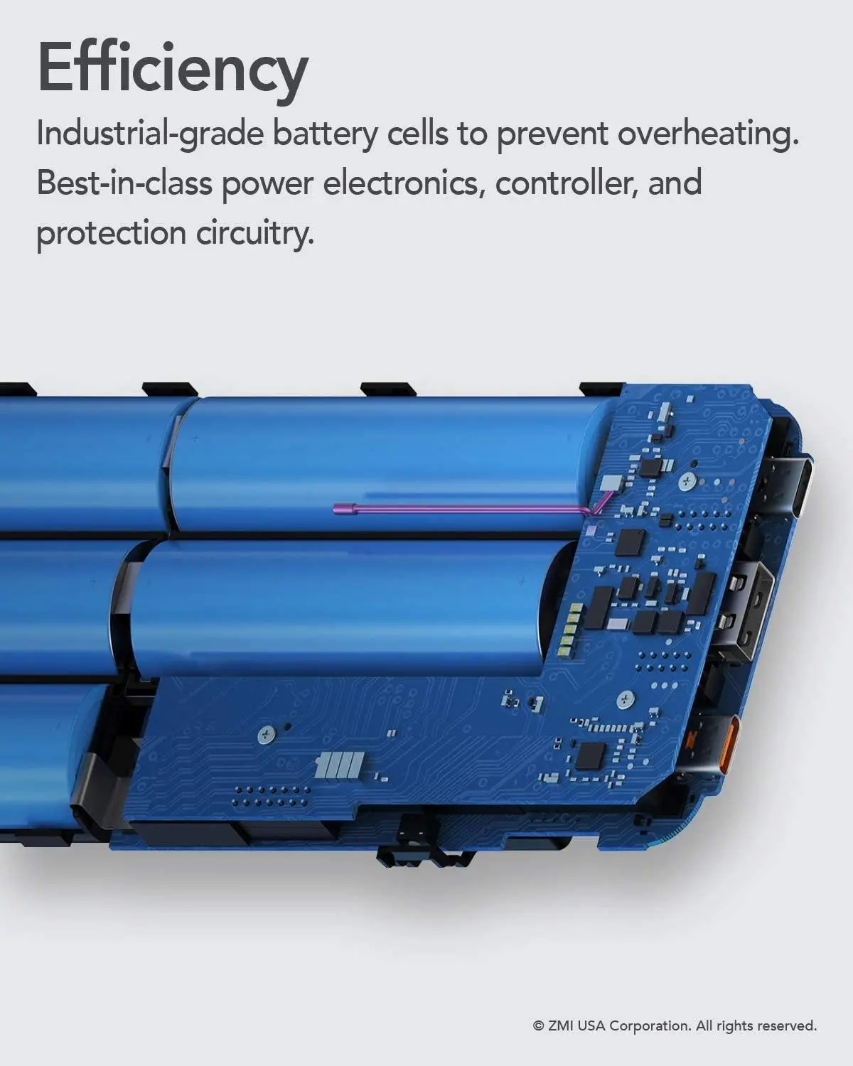 Powerbank ZMI PowerPack QB826G 25000mAh PD 210W Szary