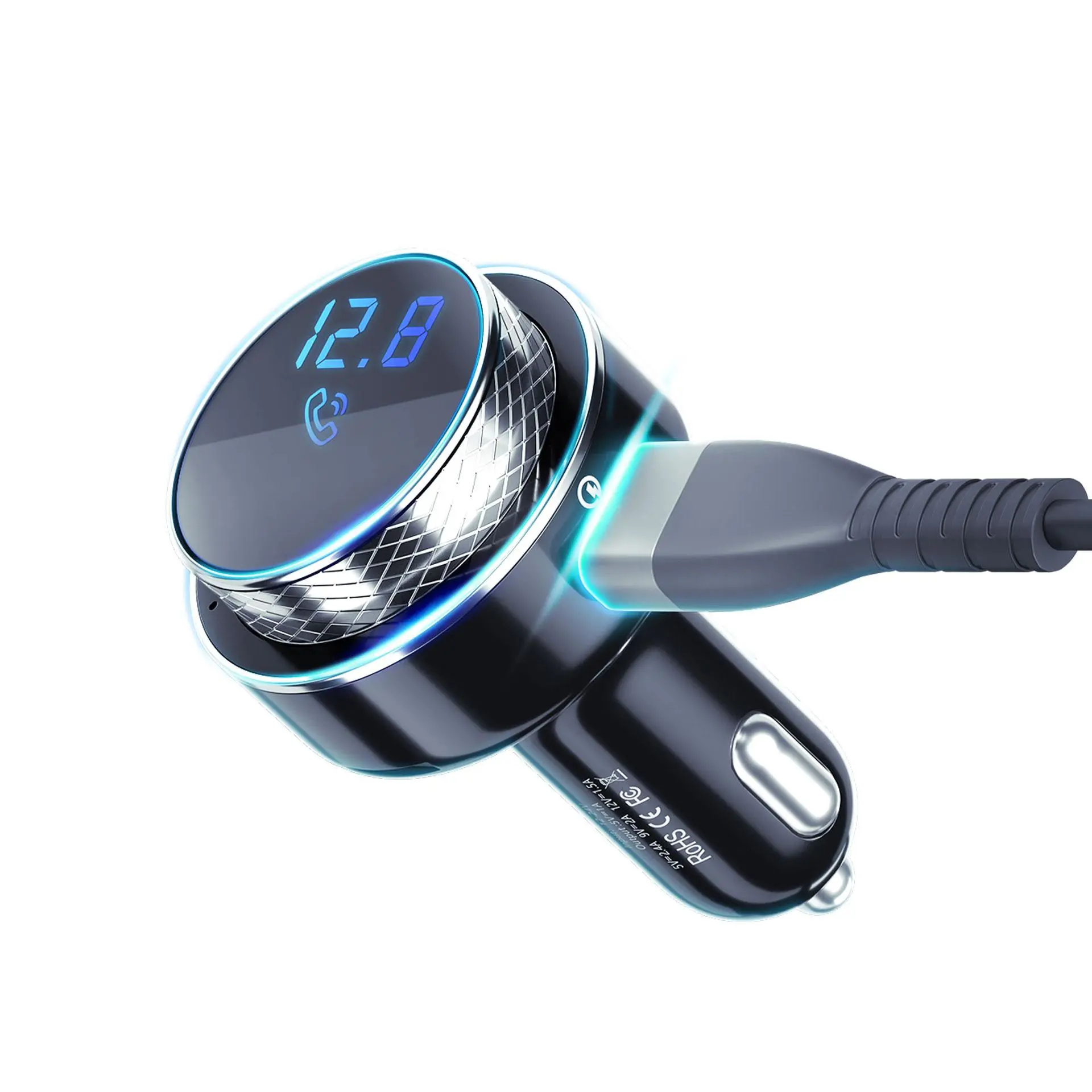 Transmiter FM 3mk Hyper Car BT5.0 QC 30W