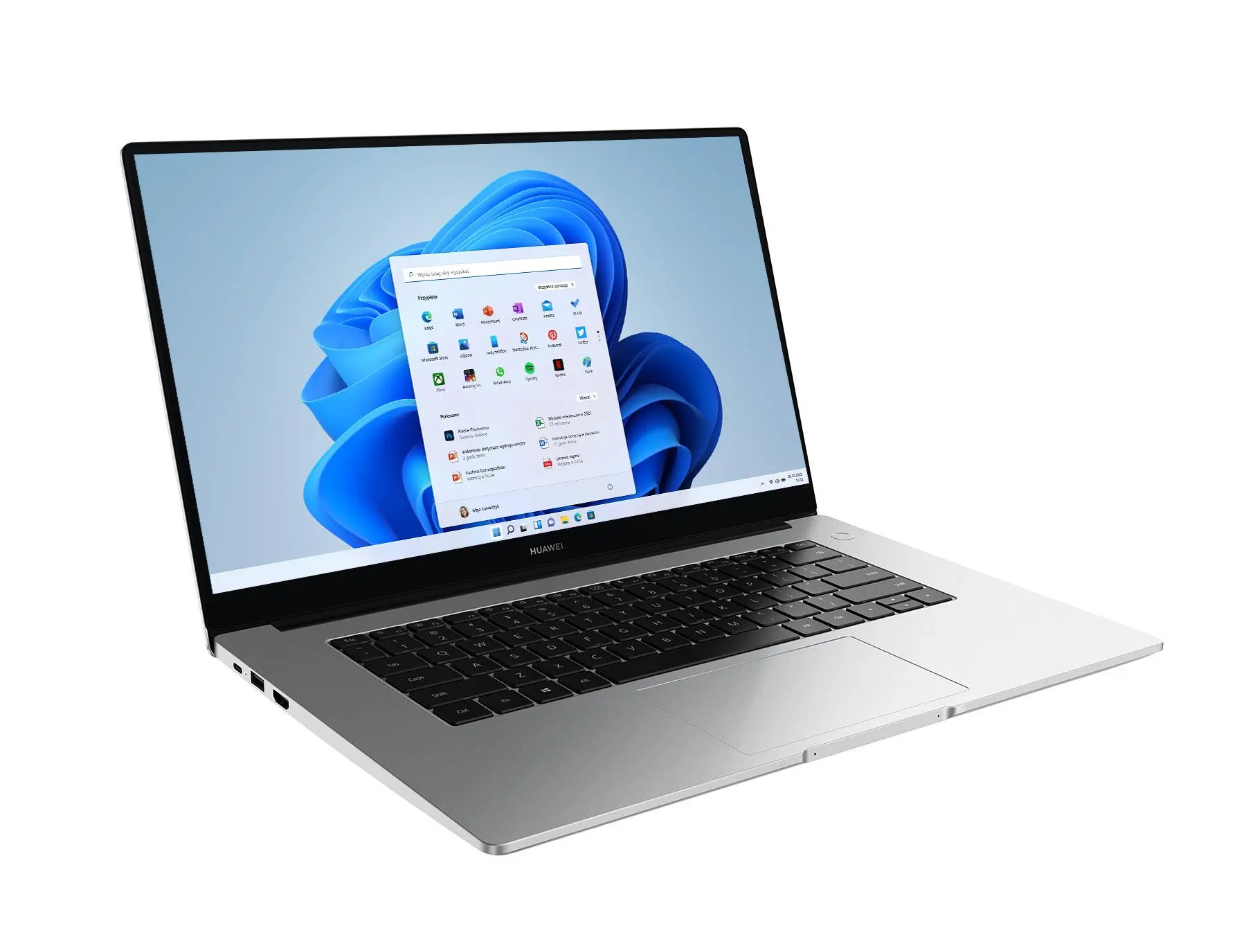 Laptop Huawei MateBook D 15 15,6" i5-1135G7 16GB RAM 512GB Dysk SSD Win11 Srebrny