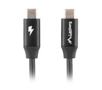 Kabel Lanberg USB-C do USB-C QC 4,0 1,8m Czarny
