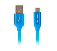 Lanberg USB do USB-C QC 3,0 0,5m Niebieski
