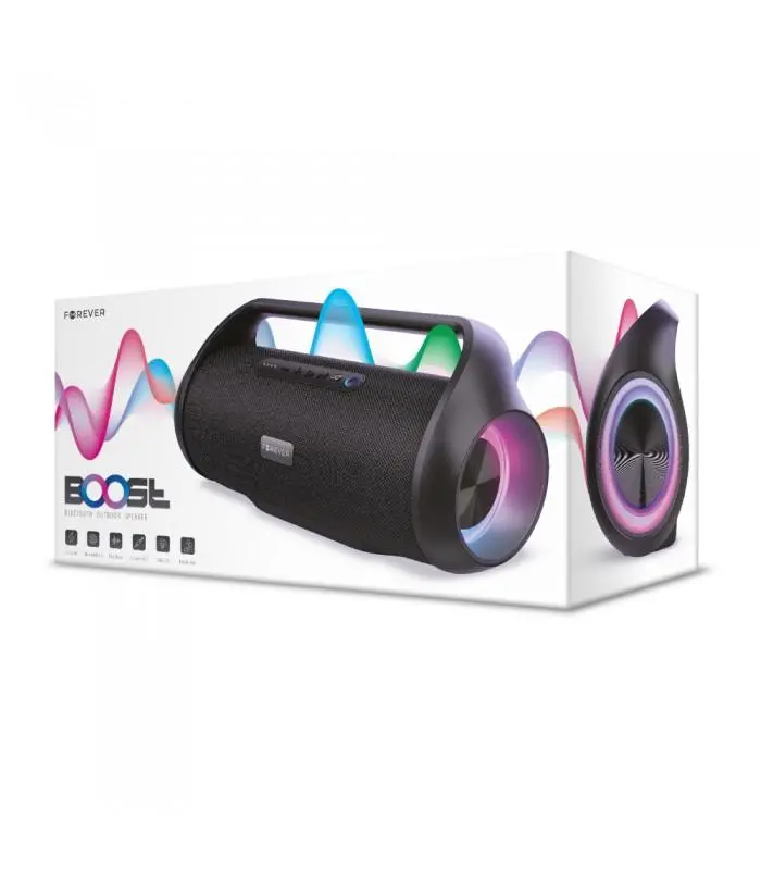 Głośnik Bluetooth Forever BOS-200 50W Radio FM Czarny