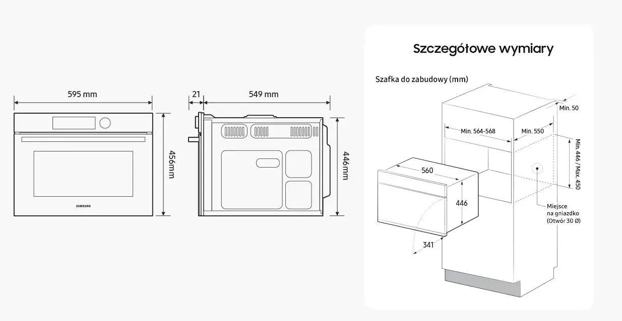 Kuchenka mikrofalowa Samsung NQ5B5713GBS