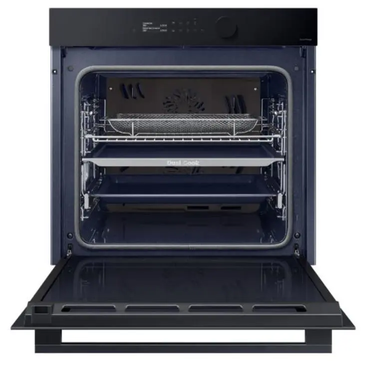 Piekarnik elektryczny parowy Samsung NV7B5645TAK Dual Cook Termoobieg AirFry Zdalne sterowanie Czarny
