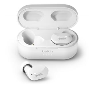 Słuchawki bezprzewodowe Belkin Soundform Dokanałowe Biały