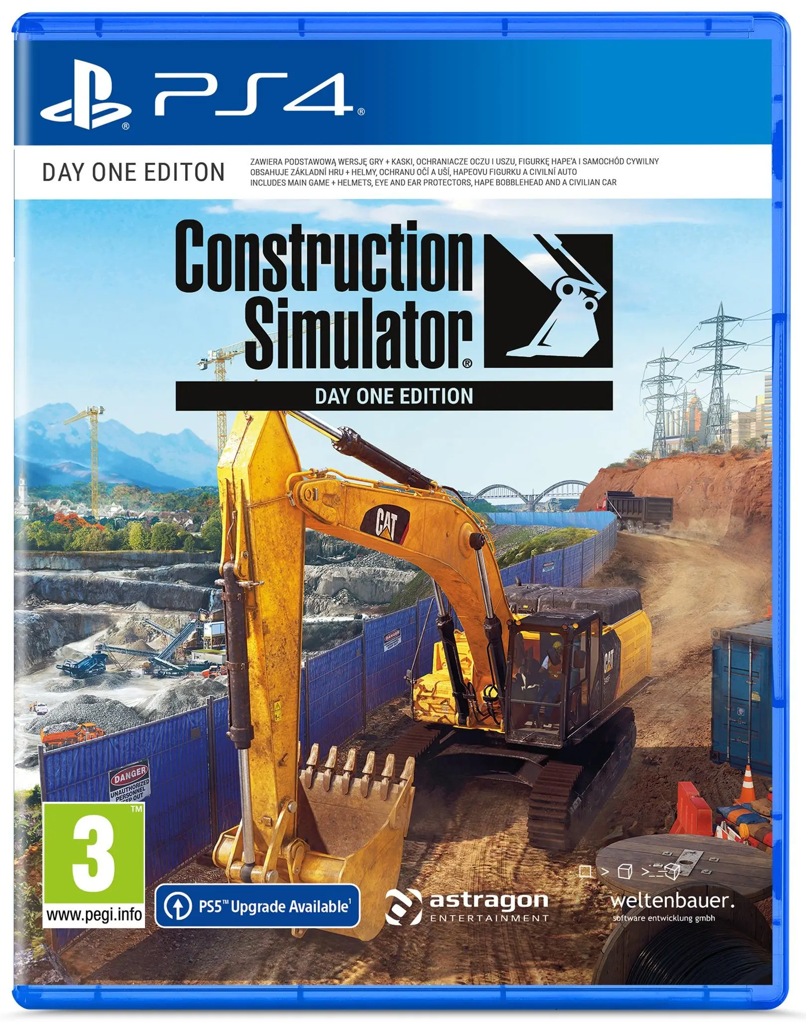 Construction Simulator Edycja Day One Gra na PS4 (Kompatybilna z PS5)