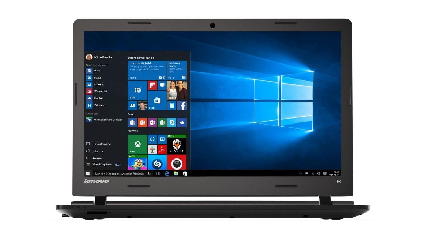 Lenovo IdeaPad 100 15 15,6" Intel® Celeron™ N2840 4GB RAM 500GB Dysk Win10