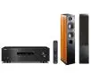Zestaw stereo Yamaha R-S202D Czarny, Indiana Line Nota 550 X Orzech