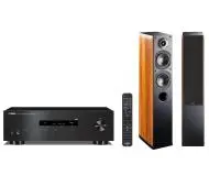 Yamaha R-S202D Czarny, Indiana Line Nota 550 X Orzech