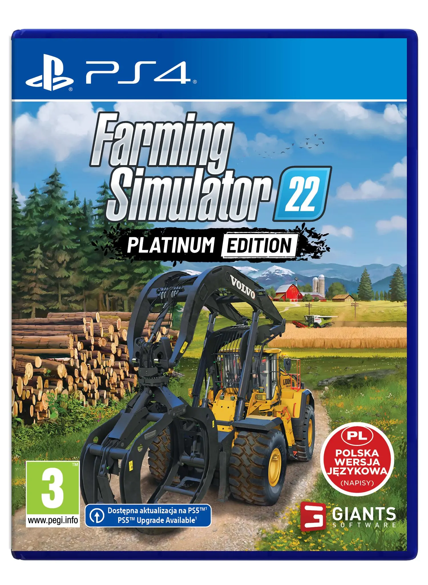 Farming Simulator 22 Platinum Edition Gra na PS4 (Kompatybilna z PS5)
