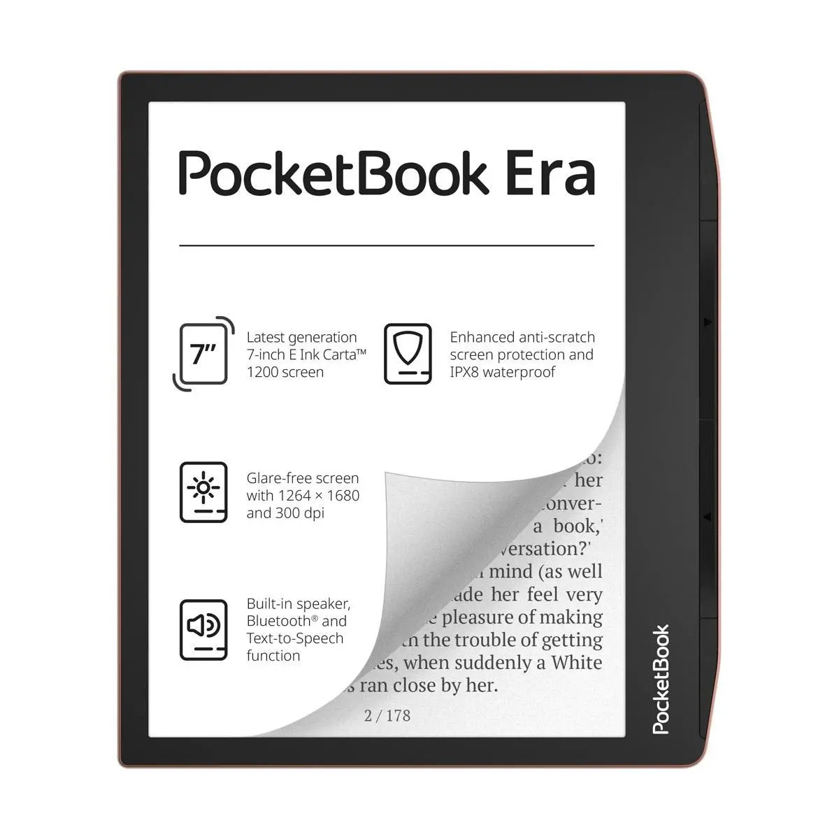 Czytnik E-booków Pocketbook Era 7" 64GB WiFi Złoty