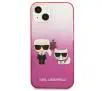 Etui Karl Lagerfeld Gradient Ikonik Karl & Choupette KLHCP13STGKCP do iPhone 13 mini