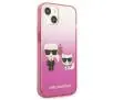 Etui Karl Lagerfeld Gradient Ikonik Karl & Choupette KLHCP13STGKCP do iPhone 13 mini