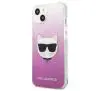 Etui Karl Lagerfeld Choupette Head KLHCP13SCTRP do iPhone 13 mini