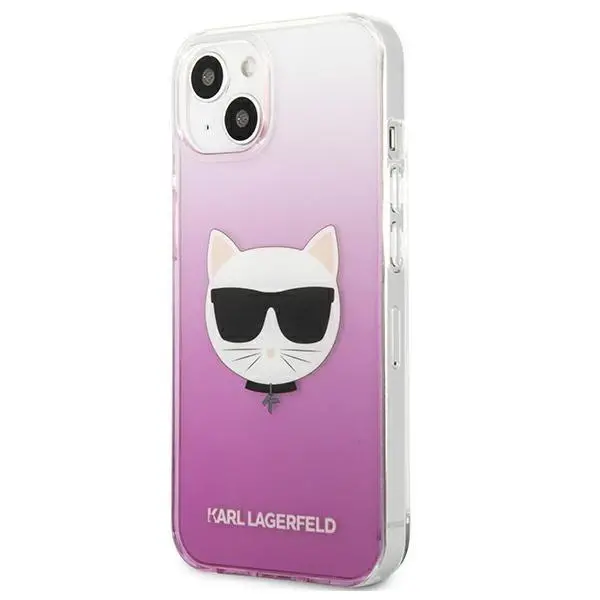 Etui Karl Lagerfeld Choupette Head KLHCP13SCTRP do iPhone 13 mini