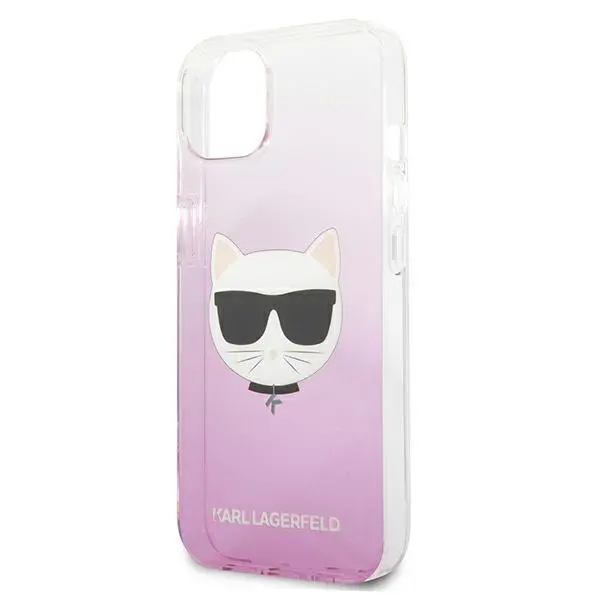 Etui Karl Lagerfeld Choupette Head KLHCP13SCTRP do iPhone 13 mini