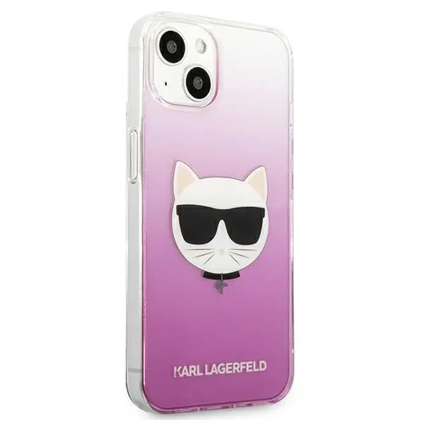 Etui Karl Lagerfeld Choupette Head KLHCP13SCTRP do iPhone 13 mini