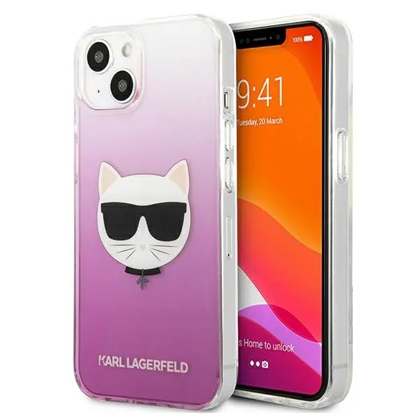 Etui Karl Lagerfeld Choupette Head KLHCP13SCTRP do iPhone 13 mini