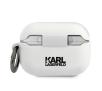 Etui na słuchawki Karl Lagerfeld KLACAPSILGLWH Silicone Ikonik AirPods Pro Cover (biały)