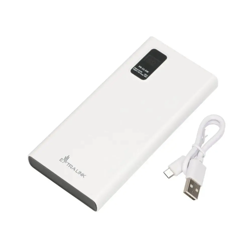 Powerbank Extralink EPB-067W 10000mAh 22,5W Fast Charging USB-C Biały