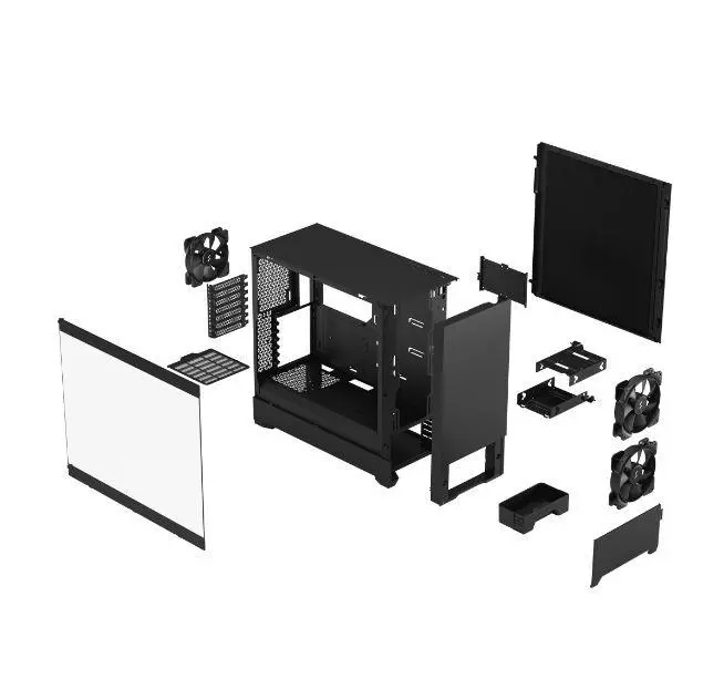 Obudowa Fractal Design Pop Silent Black TG Clear Tint Czarny