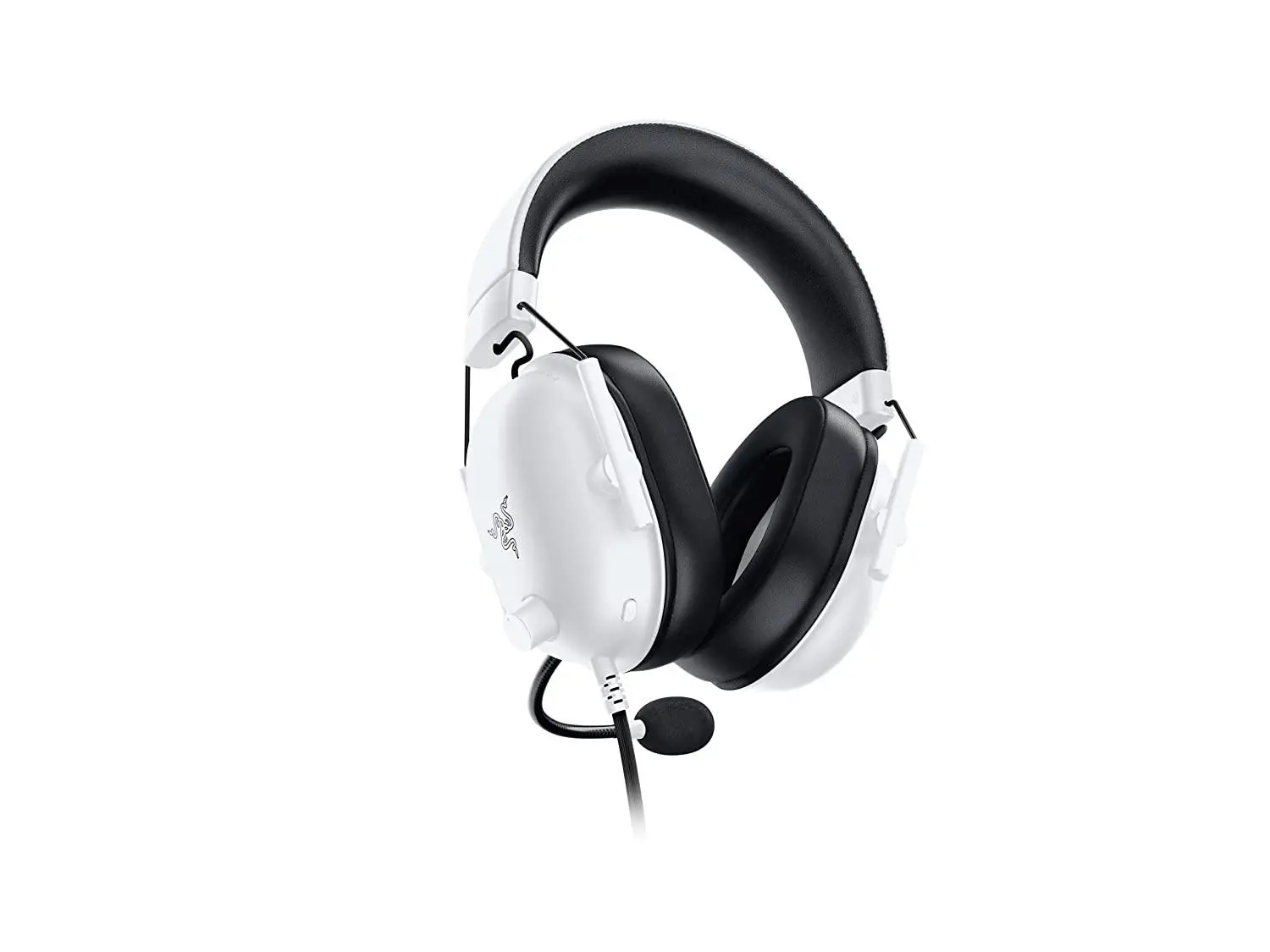 Słuchawki przewodowe z mikrofonem Razer BlackShark V2 X Nauszne Biały