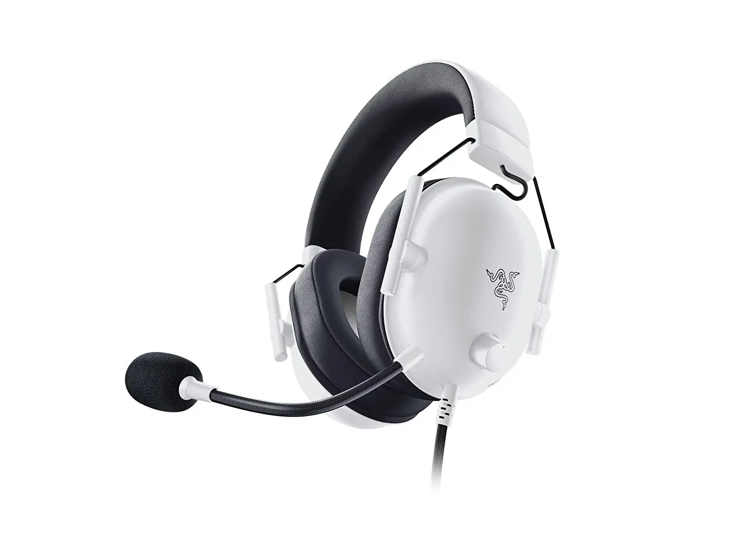 Słuchawki przewodowe z mikrofonem Razer BlackShark V2 X Nauszne Biały