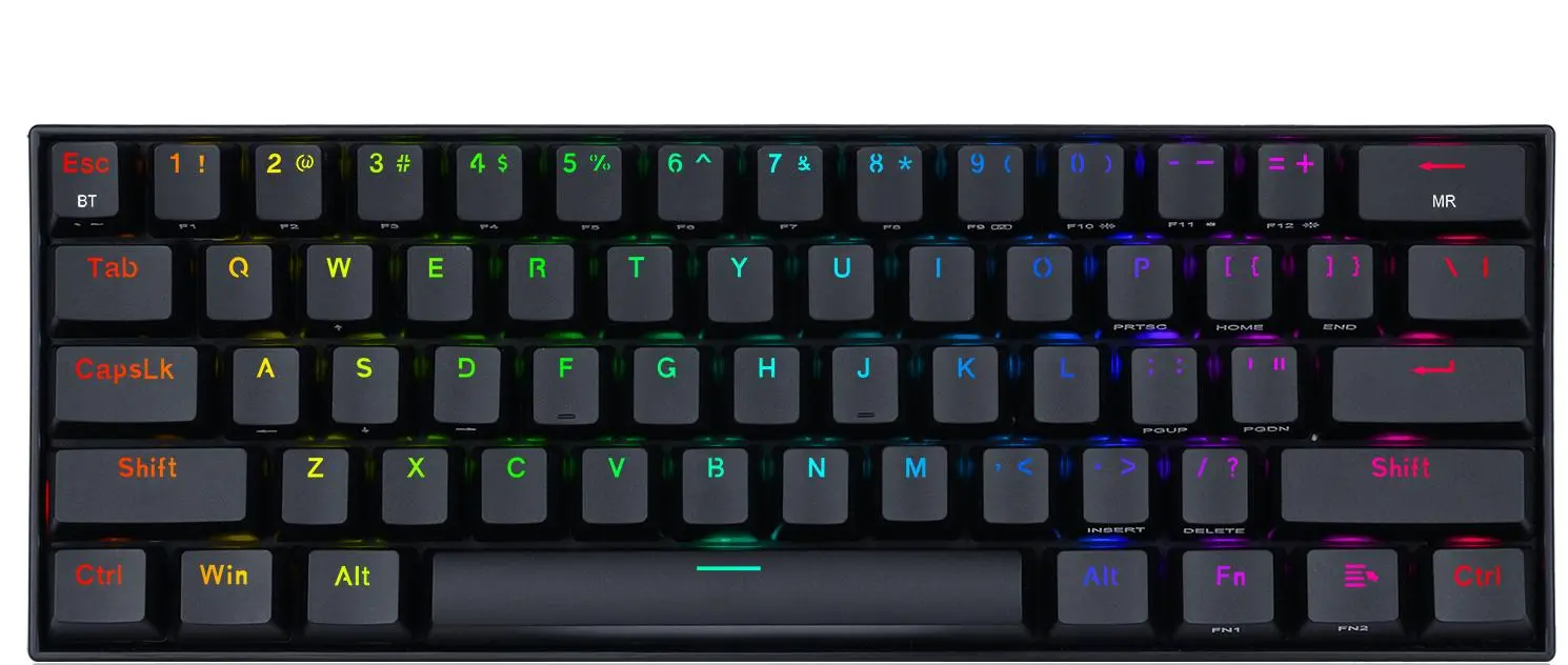 Klawiatura mechaniczna Redragon Draconic PRO K530 RGB Brown Switch  Czarny