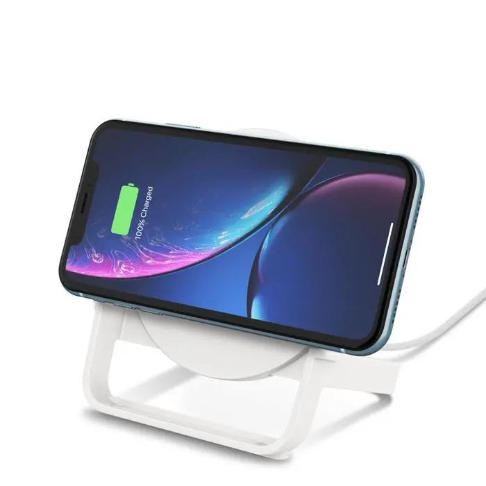 Ładowarka indukcyjna Belkin WIB001 Wireless Charging Stand 10W + ładowarka sieciowa Biały