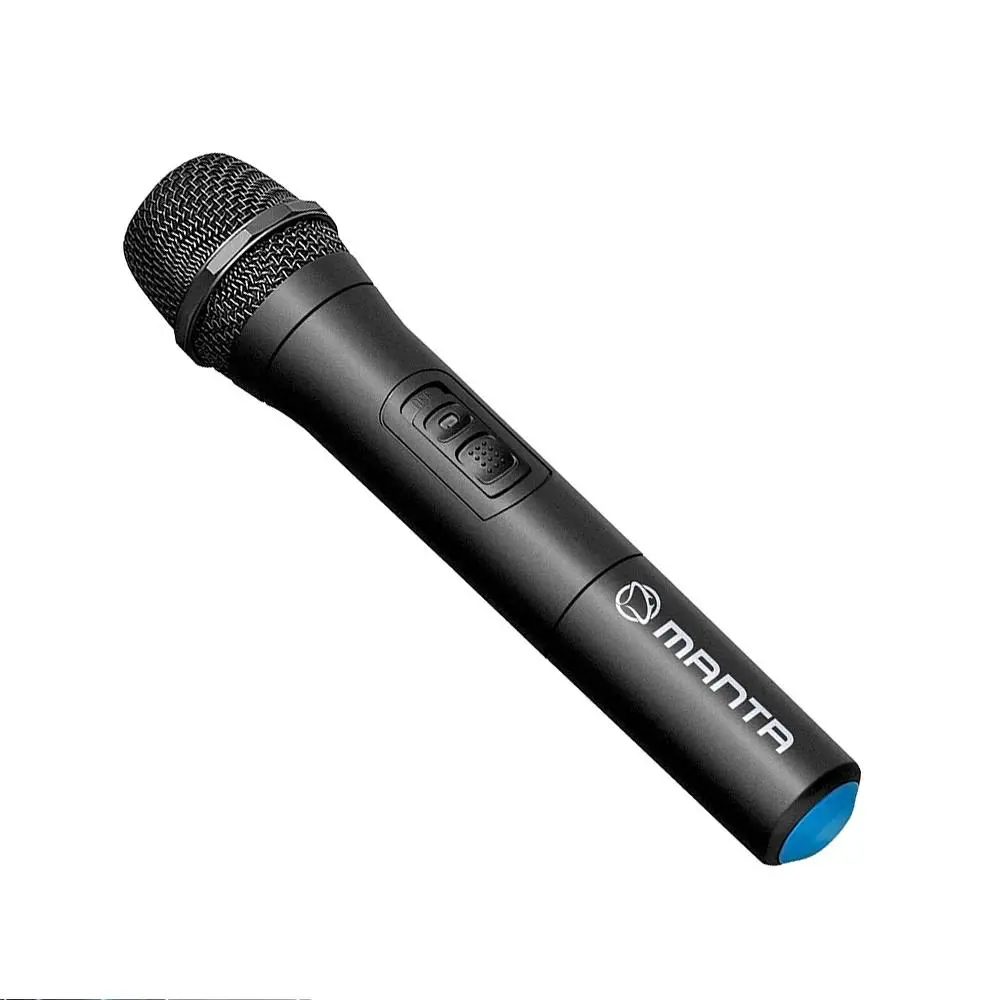 Power Audio Manta SPK5021PRO FONOS 80W Bluetooth Radio FM Mikrofon Karaoke Czarny