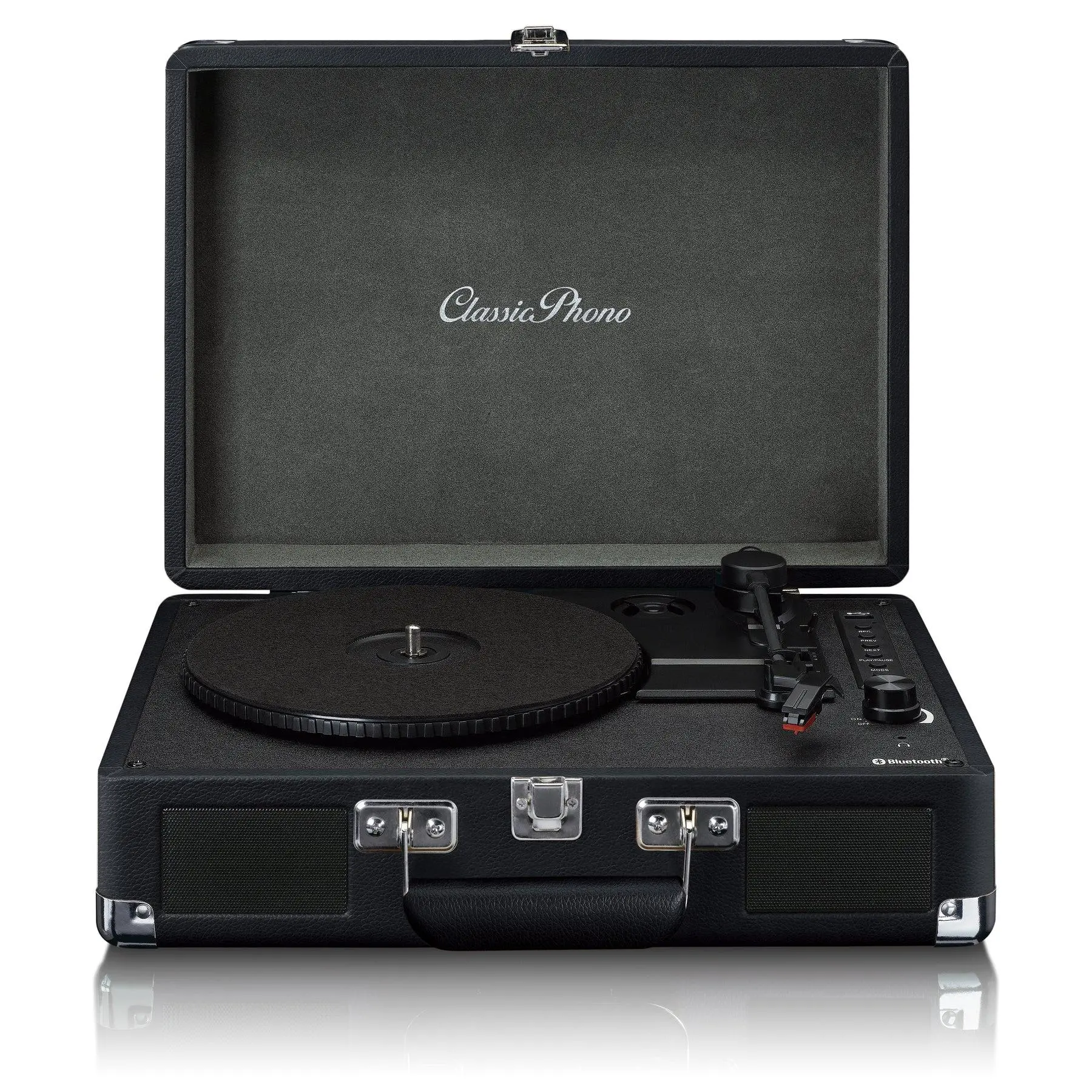 Gramofon Lenco TT-115BK Manualny Napęd paskowy Bluetooth Czarny