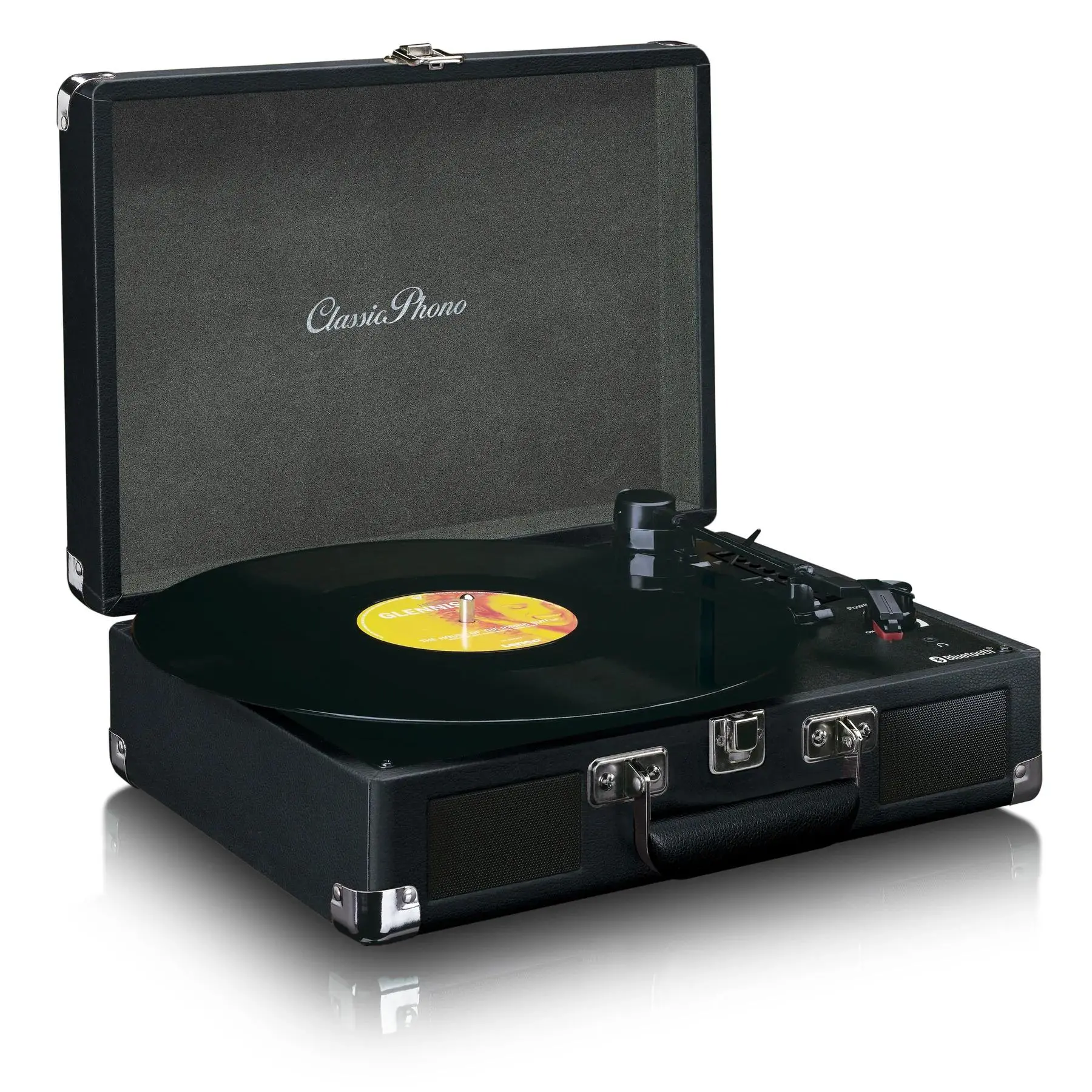Gramofon Lenco TT-115BK Manualny Napęd paskowy Bluetooth Czarny