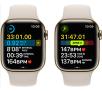 Smartwatch Apple Watch Series 8 GPS 45mm koperta z aluminium księżycowa poświata - pasek sportowy księżycowa poświata