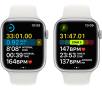 Smartwatch Apple Watch Series 8 GPS - Cellular 45mm koperta z aluminium srebrny - pasek sportowy biały