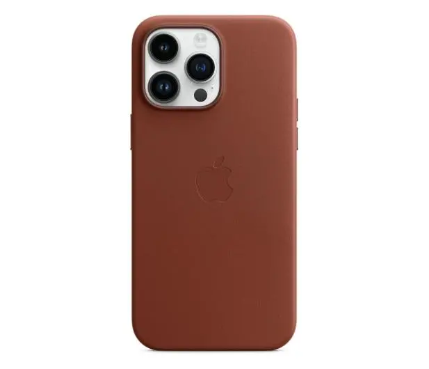 Etui Apple skórzane z MagSafe do iPhone 14 Pro umbra