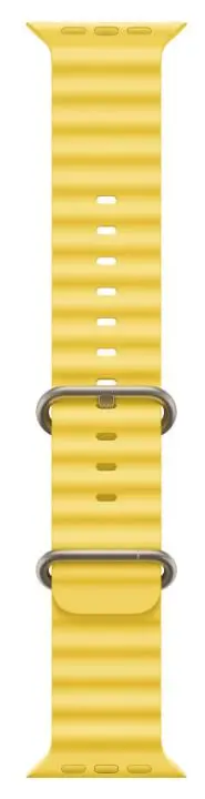 Pasek Apple Ocean w kolorze żółtym do koperty 49 mm