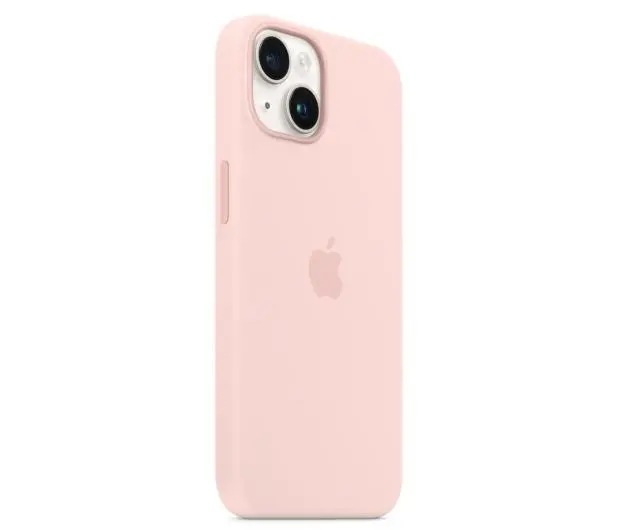 Etui Apple silikonowe z MagSafe do iPhone 14 Plus Kredowy róż