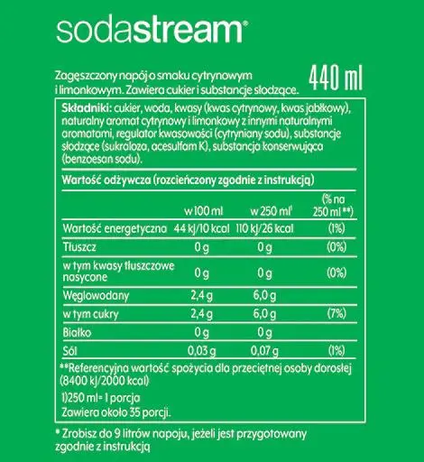 Syrop Sodastream 7Up