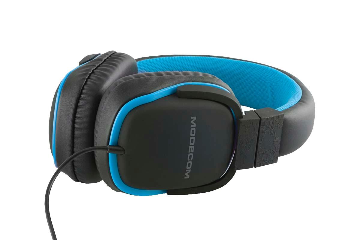 Słuchawki przewodowe MODECOM MC-880 Big One (niebieski)