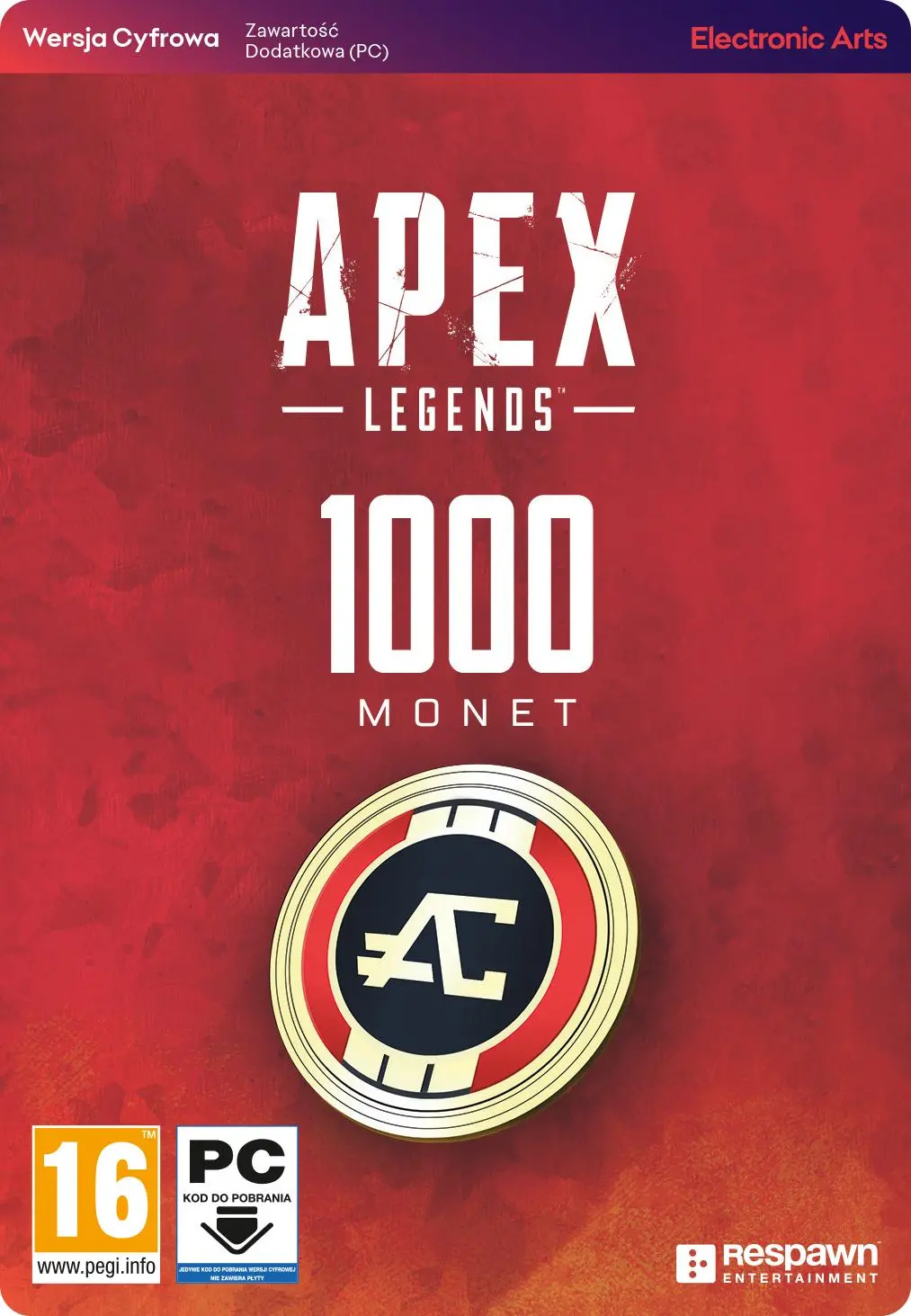 Apex Legends - 1000 monet [kod aktywacyjny] PC