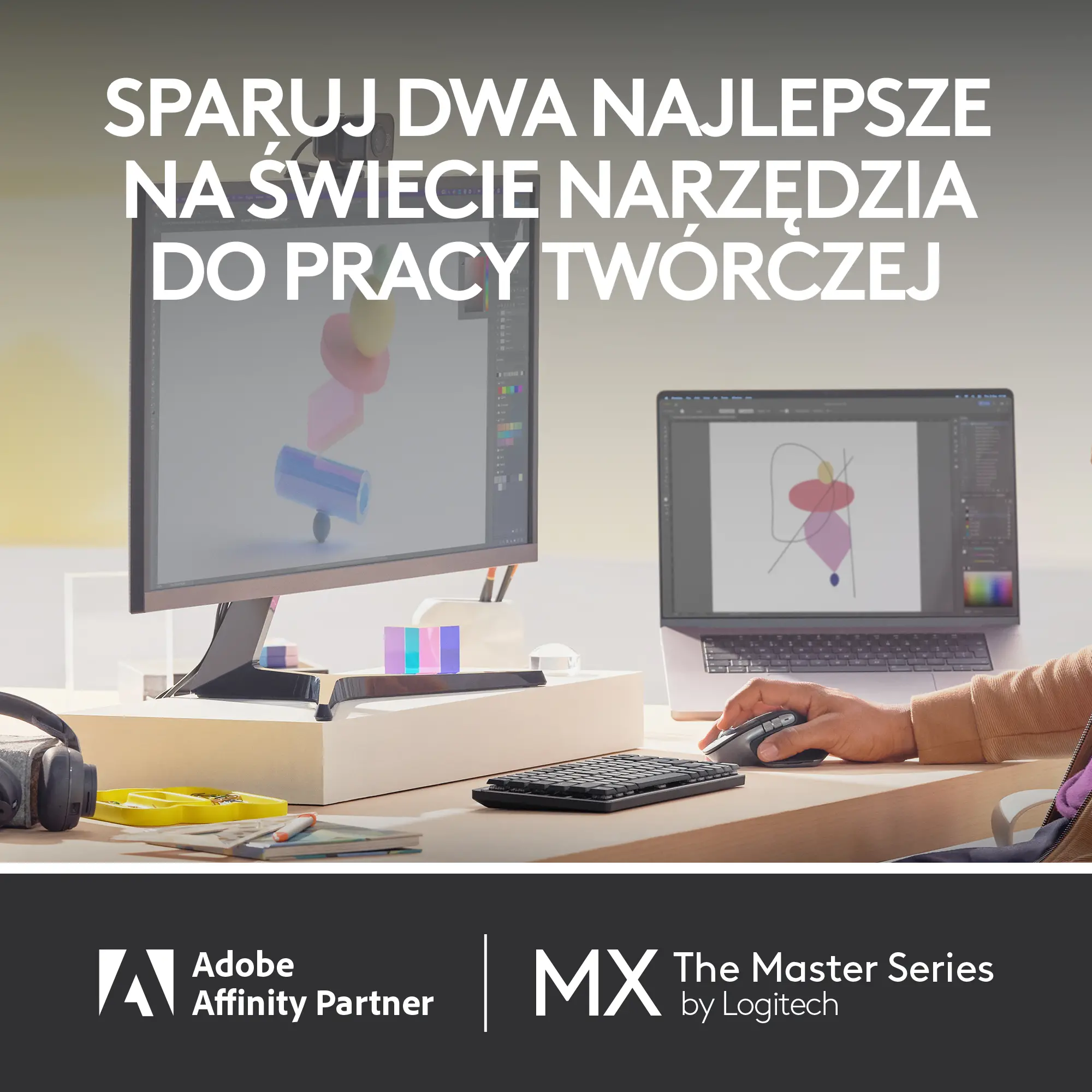 Klawiatura mechaniczna Logitech MX Mechanical Mini dla Mac  Szary