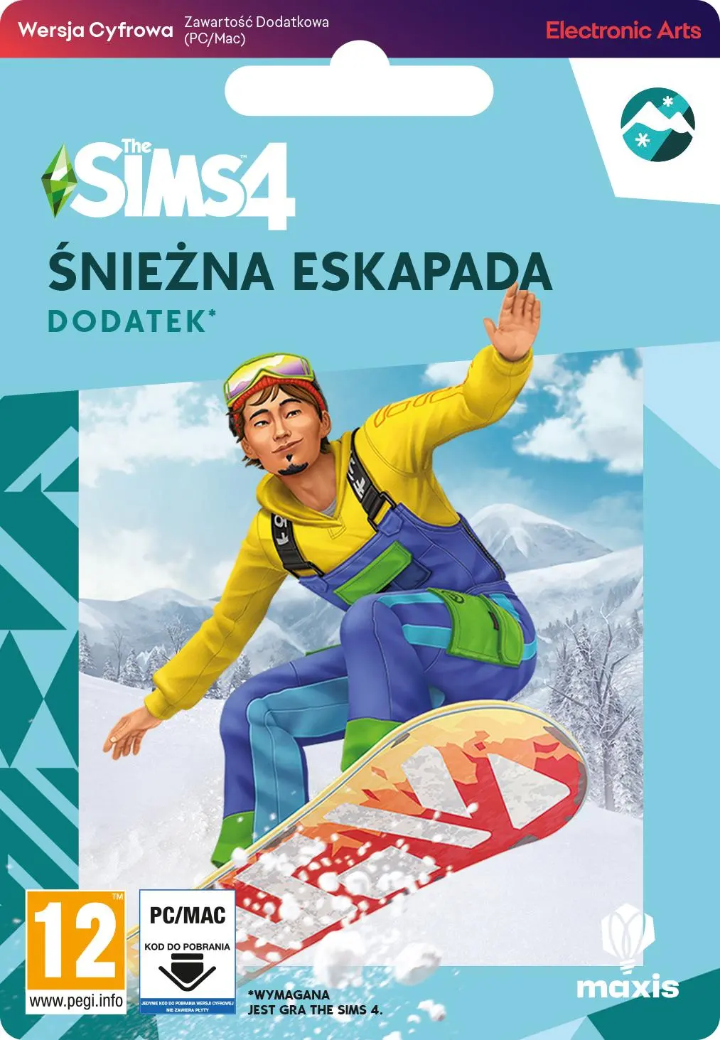 The Sims 4 Śnieżna Eskapada [kod aktywacyjny] PC