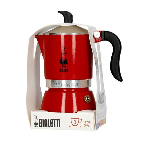Kawiarka Bialetti Fiammetta 3tz 150ml Czerwony