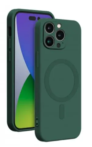 Etui BigBen MagSafe Silicone pasek do iPhone 14 Pro Zielony