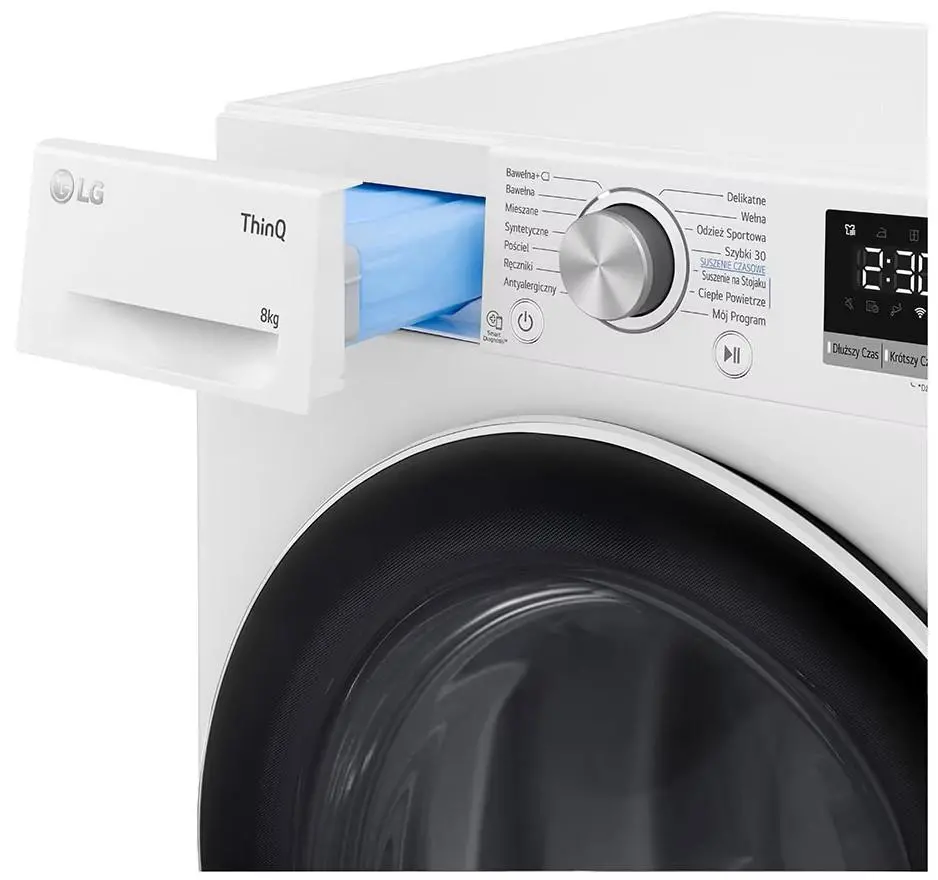 Suszarka LG RC80V5AV5N 61,5cm 8kg Zdalne sterowanie
